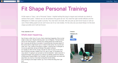Desktop Screenshot of fitshapepersonaltraining.blogspot.com