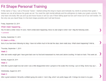 Tablet Screenshot of fitshapepersonaltraining.blogspot.com