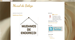 Desktop Screenshot of muraldebeleza.blogspot.com