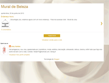 Tablet Screenshot of muraldebeleza.blogspot.com