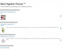 Tablet Screenshot of bondtogether4ever.blogspot.com