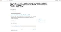 Desktop Screenshot of ielts-blog.blogspot.com