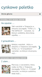 Mobile Screenshot of cynkowepoletko.blogspot.com