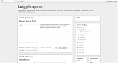 Desktop Screenshot of luiggispace.blogspot.com