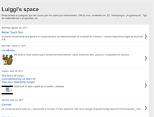 Tablet Screenshot of luiggispace.blogspot.com