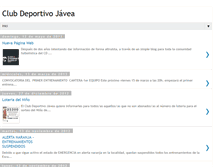 Tablet Screenshot of clubdeportivojavea.blogspot.com