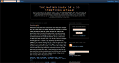 Desktop Screenshot of datingdiaries30.blogspot.com