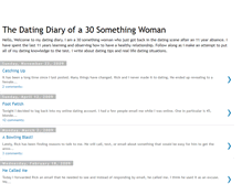 Tablet Screenshot of datingdiaries30.blogspot.com