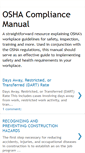 Mobile Screenshot of osha-compliance-manual.blogspot.com