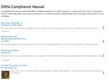 Tablet Screenshot of osha-compliance-manual.blogspot.com