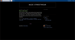 Desktop Screenshot of mazestreetwear.blogspot.com