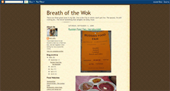 Desktop Screenshot of breathofthewok.blogspot.com