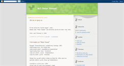 Desktop Screenshot of peterwessel.blogspot.com