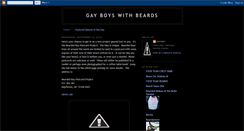 Desktop Screenshot of gayboyswithbeards.blogspot.com