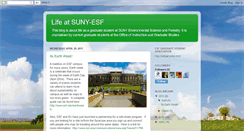 Desktop Screenshot of lifeatsuny-esf.blogspot.com