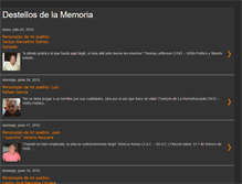 Tablet Screenshot of destellosdelamemoria.blogspot.com