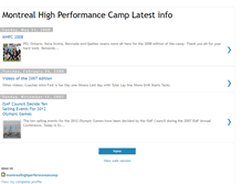 Tablet Screenshot of montrealhighperformancecamp.blogspot.com