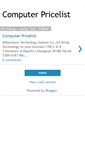 Mobile Screenshot of computer-priclist.blogspot.com