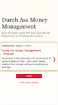 Mobile Screenshot of dumbassmoneymanager.blogspot.com