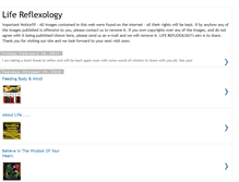 Tablet Screenshot of lifereflexology.blogspot.com