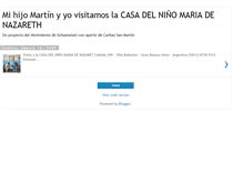 Tablet Screenshot of casadelninomaria.blogspot.com