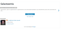 Tablet Screenshot of galactosemia2.blogspot.com
