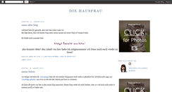 Desktop Screenshot of die-hausfrau.blogspot.com