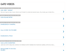 Tablet Screenshot of gatovideos.blogspot.com