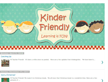 Tablet Screenshot of kinderfriendly.blogspot.com