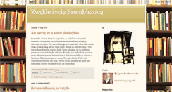Desktop Screenshot of brombiszon.blogspot.com