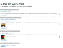 Tablet Screenshot of elblogdelcuervoviejo.blogspot.com