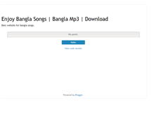 Tablet Screenshot of enjoybangla.blogspot.com