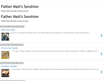 Tablet Screenshot of fathermatt.blogspot.com