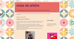 Desktop Screenshot of coisadearteira.blogspot.com