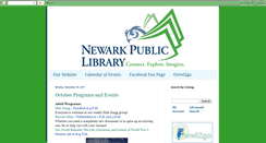 Desktop Screenshot of newarklibrary.blogspot.com