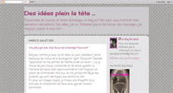 Desktop Screenshot of des-id-plein-la-tete.blogspot.com