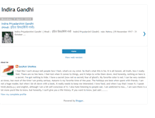 Tablet Screenshot of indiragandhijiindia.blogspot.com