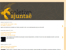 Tablet Screenshot of coletivoajuntae.blogspot.com