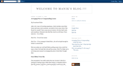 Desktop Screenshot of manik.blogspot.com