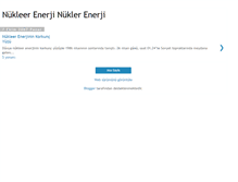 Tablet Screenshot of nukleer-enerji.blogspot.com