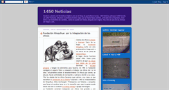 Desktop Screenshot of noticias1450.blogspot.com