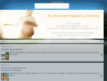 Tablet Screenshot of mynaturalpregnancyjourney.blogspot.com