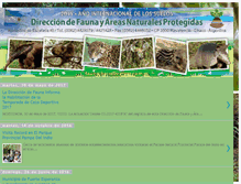 Tablet Screenshot of direcciondefauna.blogspot.com