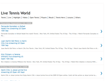Tablet Screenshot of livetennisworld.blogspot.com