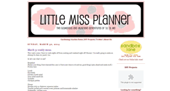 Desktop Screenshot of little-miss-planner.blogspot.com