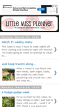 Mobile Screenshot of little-miss-planner.blogspot.com