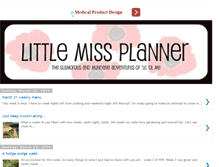 Tablet Screenshot of little-miss-planner.blogspot.com