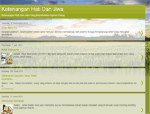 Tablet Screenshot of ketenanganhati-danjiwa.blogspot.com