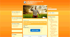 Desktop Screenshot of livehotsoccer.blogspot.com