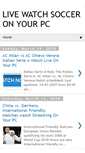 Mobile Screenshot of livehotsoccer.blogspot.com